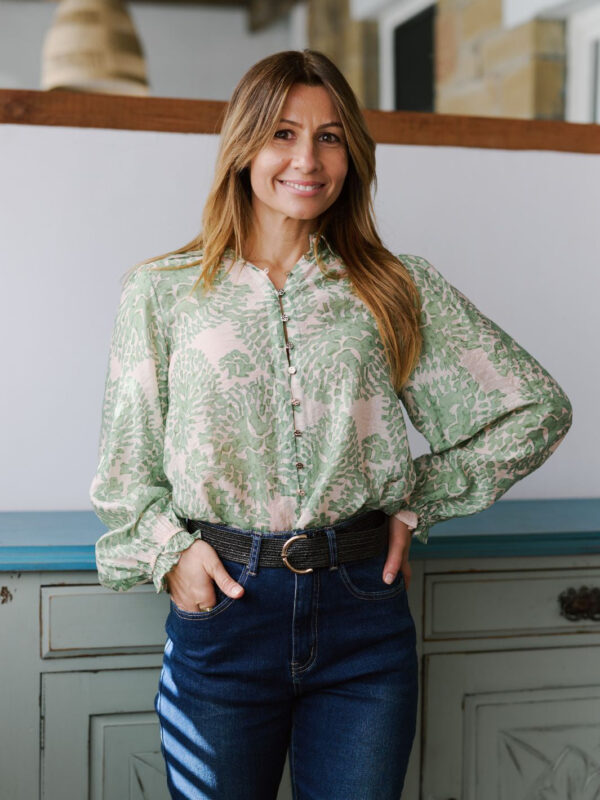 HYDRANGEA BLOUSE