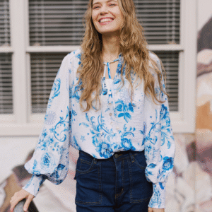 FINE FLORAL BLOUSE