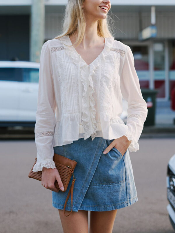 ELIZABETH LACE BLOUSE - Image 2