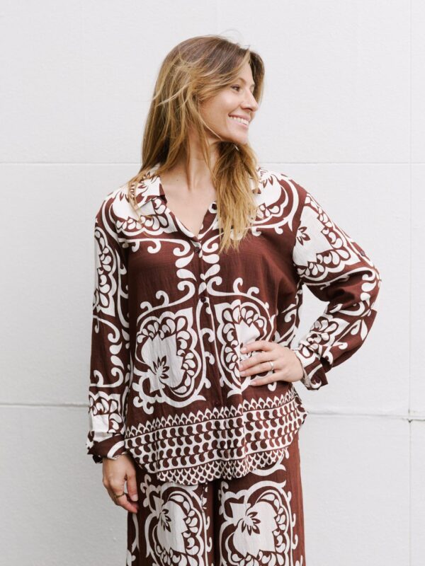 MALIA TILE BLOUSE