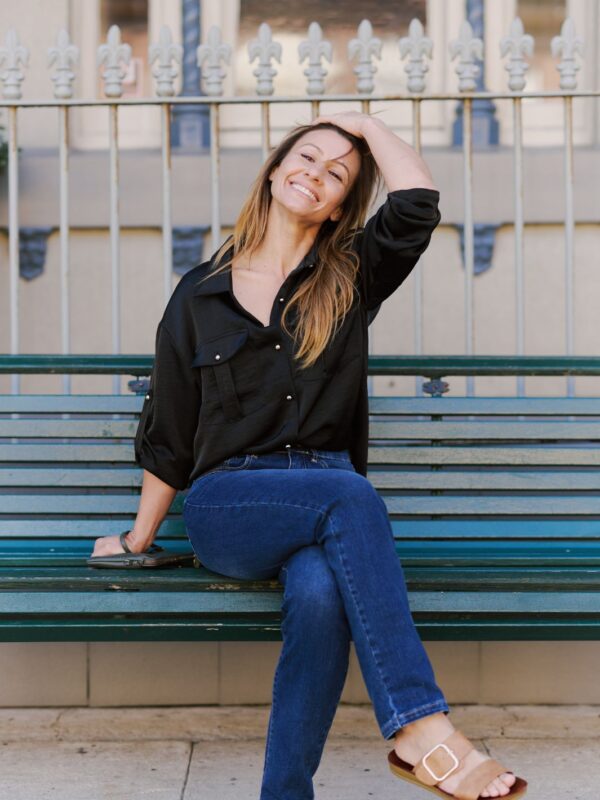 SERA SATEEN BLOUSE - Image 3