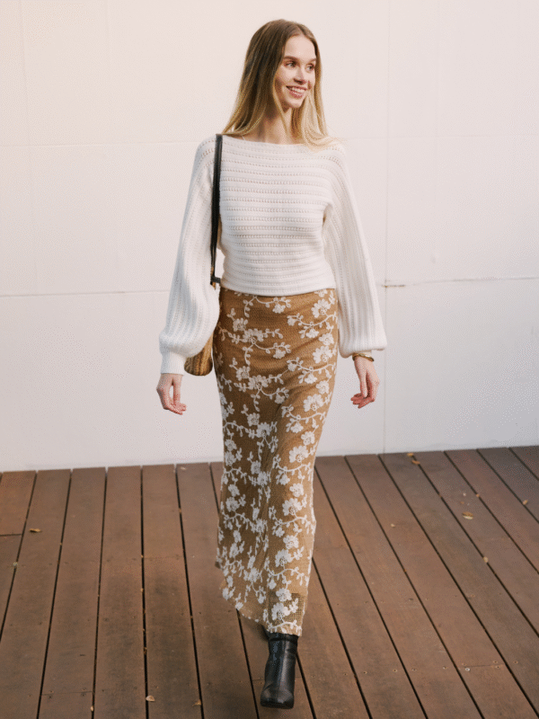 ADORNED SLIP SKIRT - Image 2
