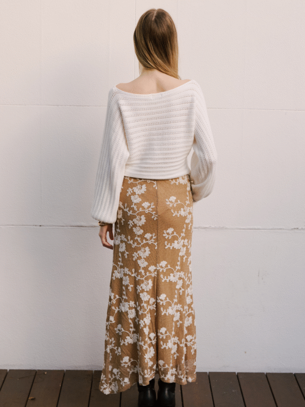 ADORNED SLIP SKIRT - Image 3